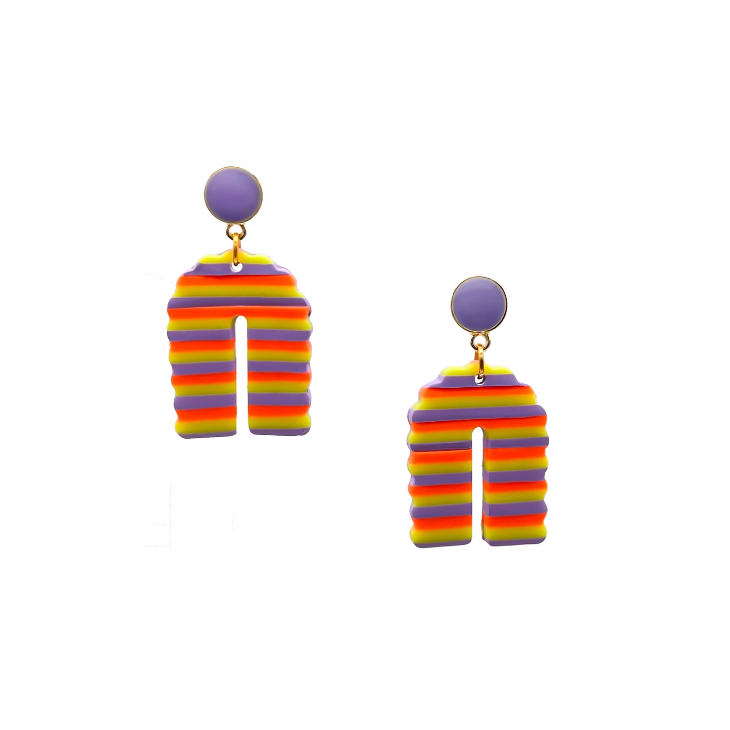 Neon Spring- Wave arc & Lilac