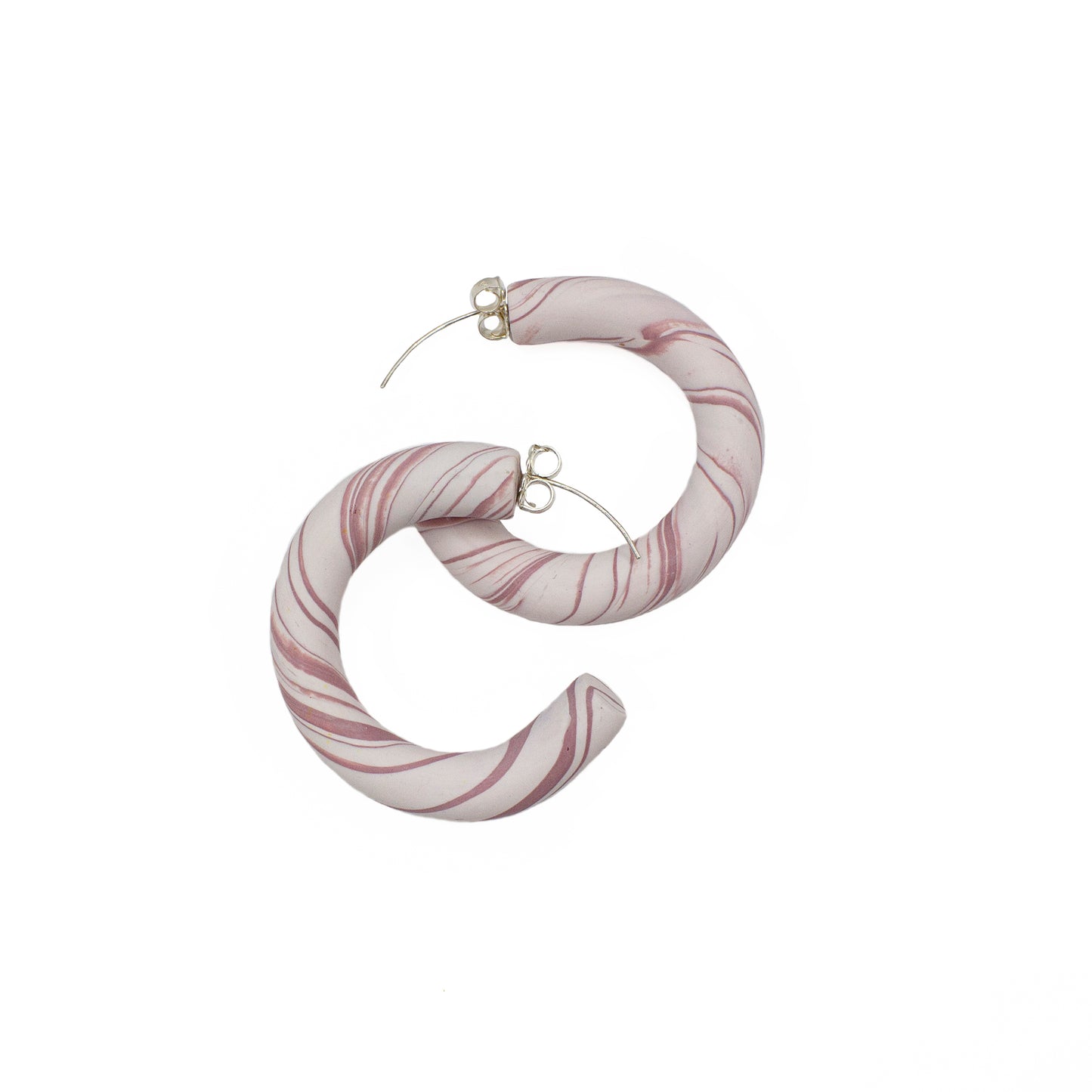 Lavender Aemilia- Twisted Hoops