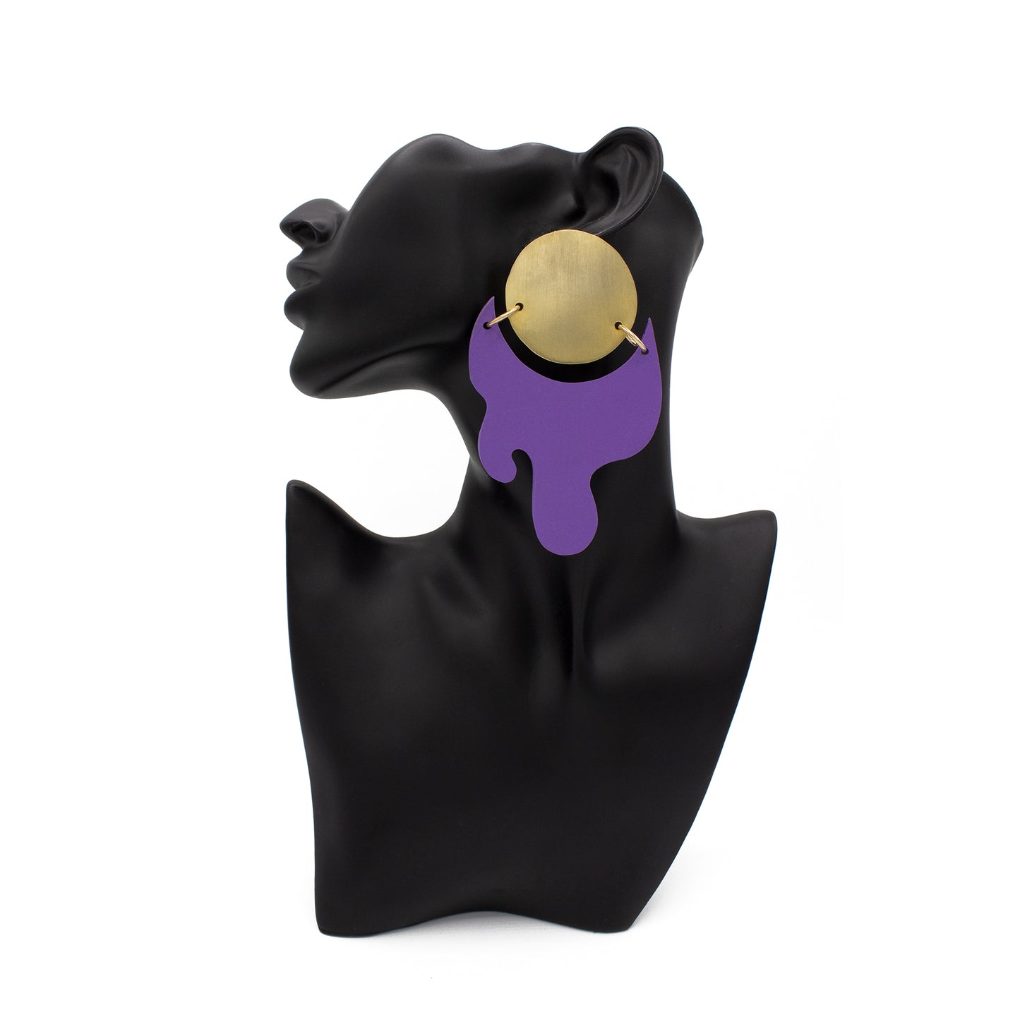 Brass Color Wave I- Purple and Brass