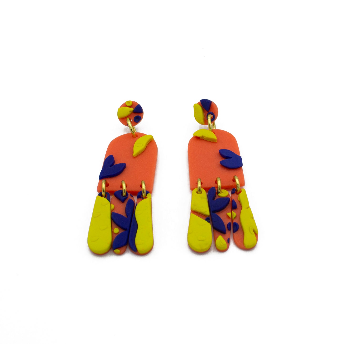 Strawberry Lime- Arc and Drop Dangle