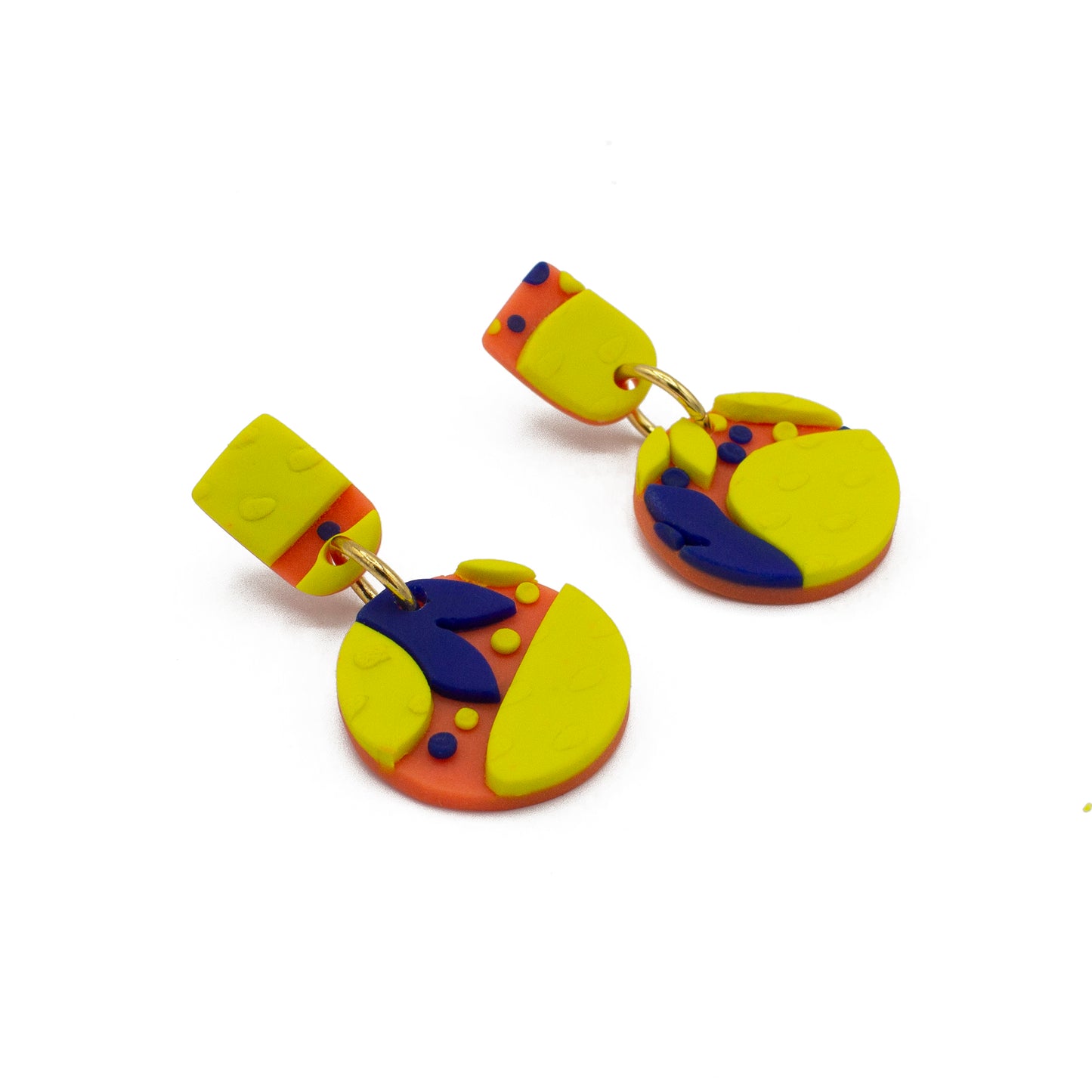Strawberry Lime- Circle Dangle I
