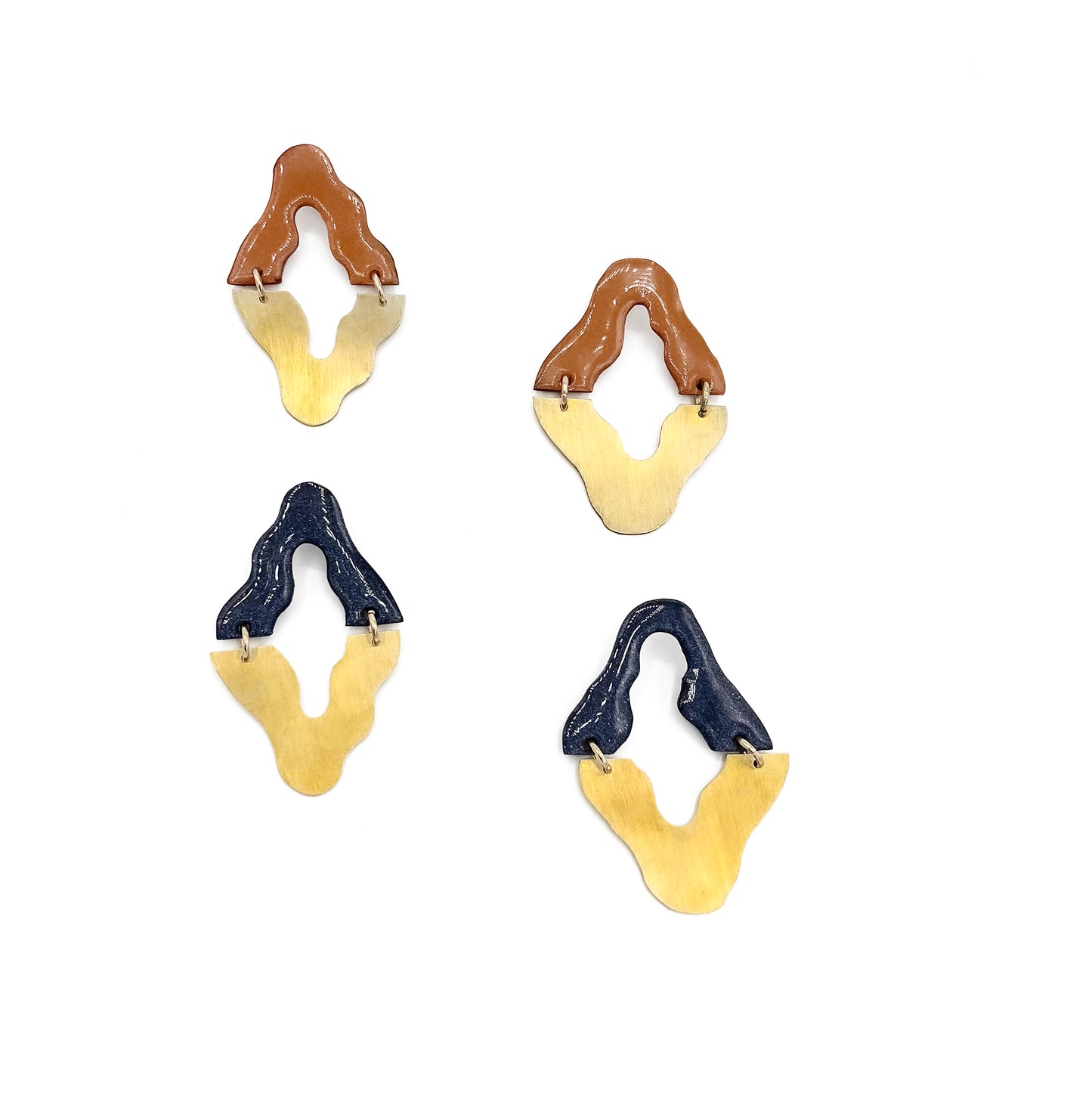 Brass + Resin Wave- Uneven